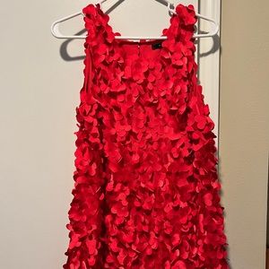 BCBG maxazria red heart cocktail dress. Worn once! Size 4
